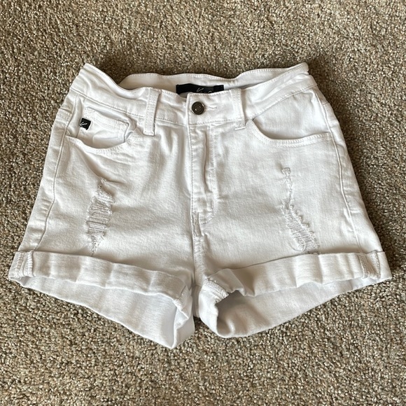 KanCan Shorts Kancan White High Rise Shorts Poshmark